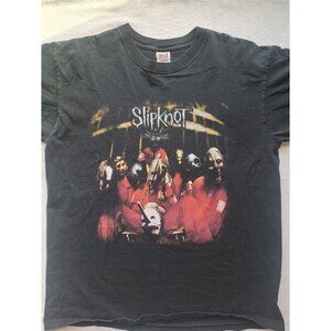 Vintage Unisex 2000 Slipknot Promo Black F*ck It All Black T-shirt Size Large
